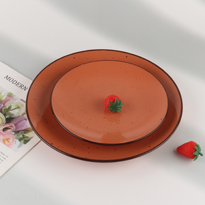 Top products round tableware ceramic plate dinner plate