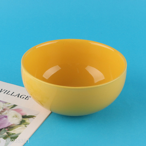 Most popular yellow home restaurant tableware round <em>bowl</em>