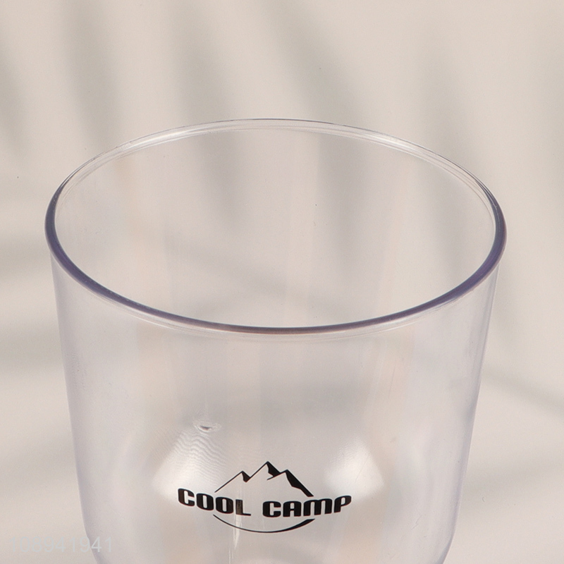 New Product Unbreakable Detachable Acrylic Plastic Wine Glass for Camping