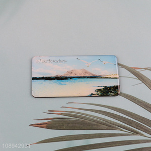 High quality rectangle souvenir decorative epoxy <em>fridge</em> <em>magnet</em>