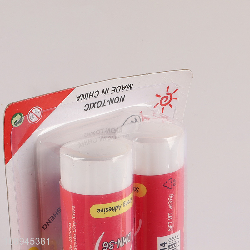 New arrival 2pcs non-toxic students glue stick for office supplies