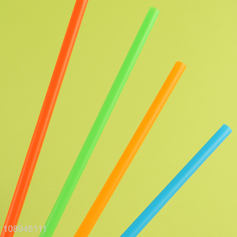 New Arrival BPA Free Plastic Drinking Straws for Cortail Juice