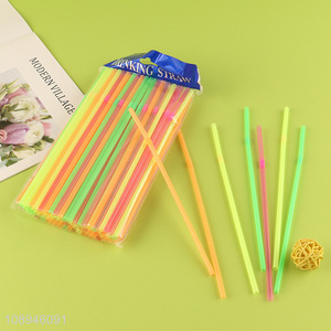 High Quality Colorful Plastic Drinking Straws for Juice Milk