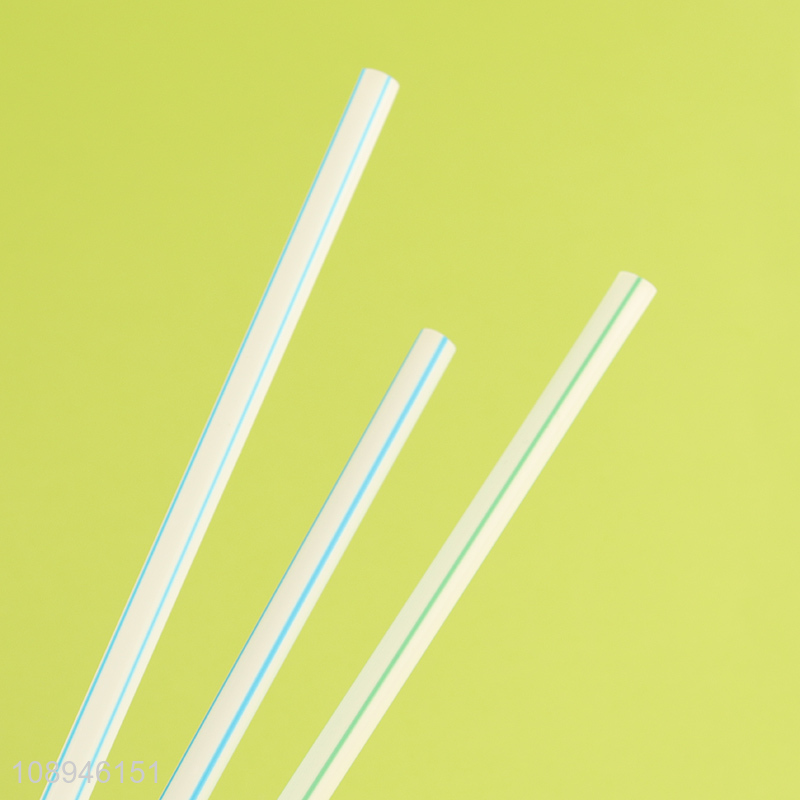 Wholesale Individually Paper Wrapped Flexible Plastic Drinking Straws