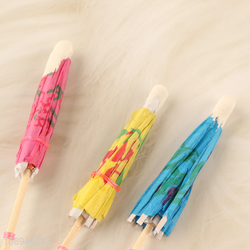 China Imports Corktail Fruit Picks Umbrella Food Sticks