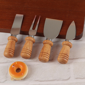 New Product 4-Piece Cheese Knife Set Cheese Cutting and Serving Tools