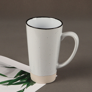 Good quality <em>ceramic</em> water mug drinking <em>cup</em> with handle