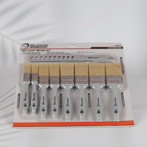 Popular products 9pcs <em>paint</em> <em>brush</em> set for hand tool