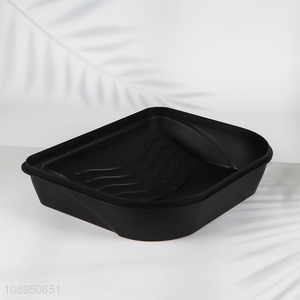 Latest design black 9inch plastic paint roller tray for sale