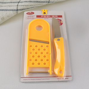 Wholesale Multi-Function Potato Grater and Paring Knife Set Kitchen Gadgets