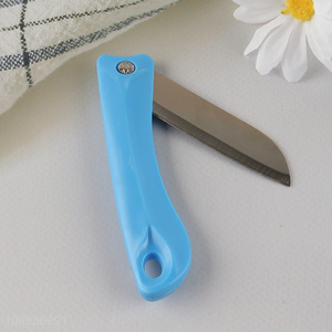 Good Quality Foldable Stainless Steel Paring Knife Fruit Knife