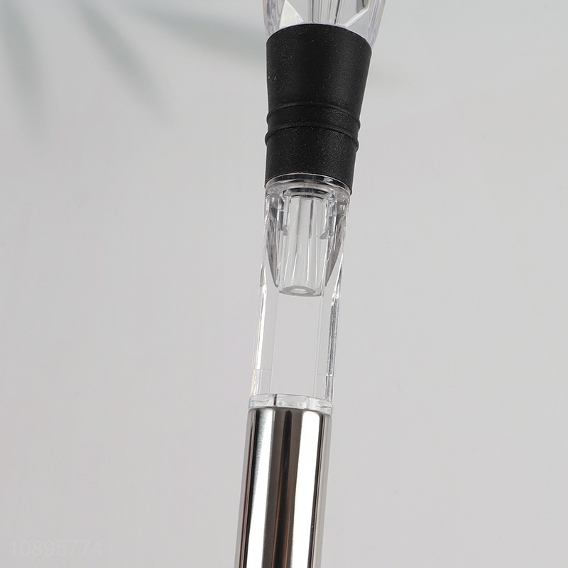 Yiwu market stainless steel aerator pourer wine chiller cooler stick