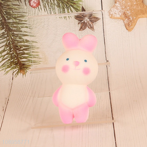 Factory supply rabbit shape soft tpr squishy toy for stress relief