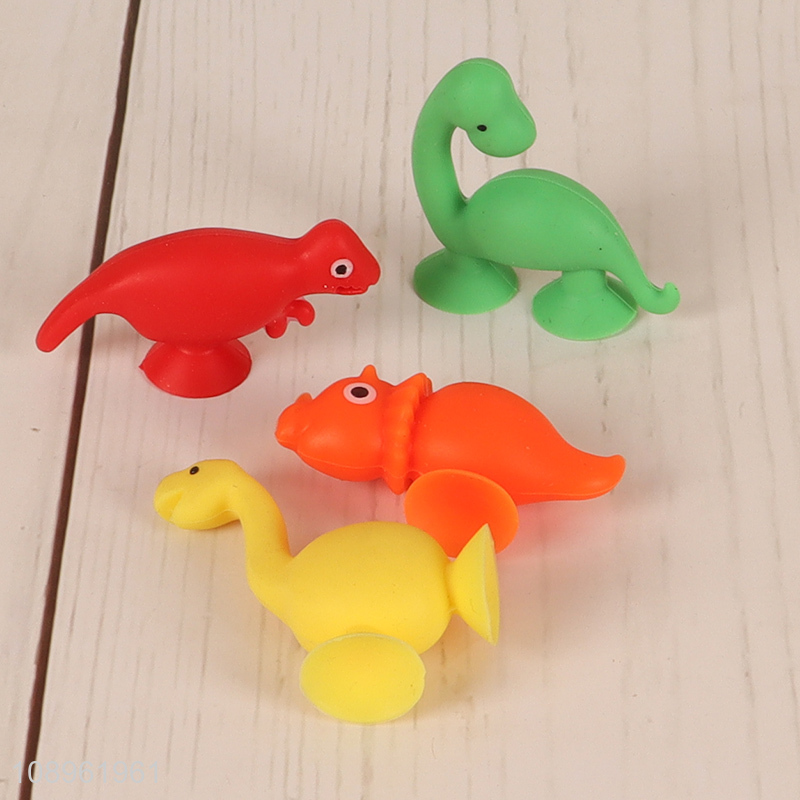 China products cartoon colorful dinosaur sucker toys