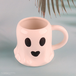 Factory Supply Halloween Ghost Coffee Mug Cute Ceramic Water Mug