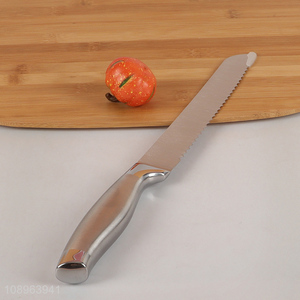 Low price stainless steel bread knife kitchen knife