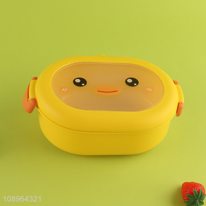 Hot Selling Cute Plastic Kids Bento Lunch Box for Food Fruit Snack