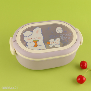 New Product Cute Plastic Bento Lunch Box Food Fruit Snack Container