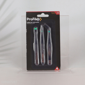 Low price 3pcs multi-purpose personal care tweezers set