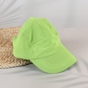 New arrival green breathable summer baseball hat for sale