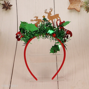 Yiwu market christmas supplies hair accessories hair hoop for gifts