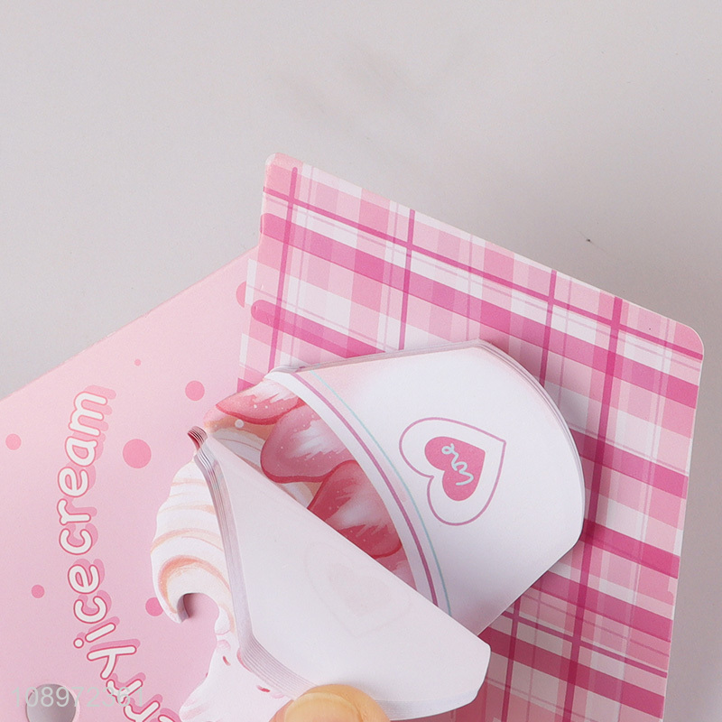 Popular products strawberry ice cream shape sticky notes post-it notes