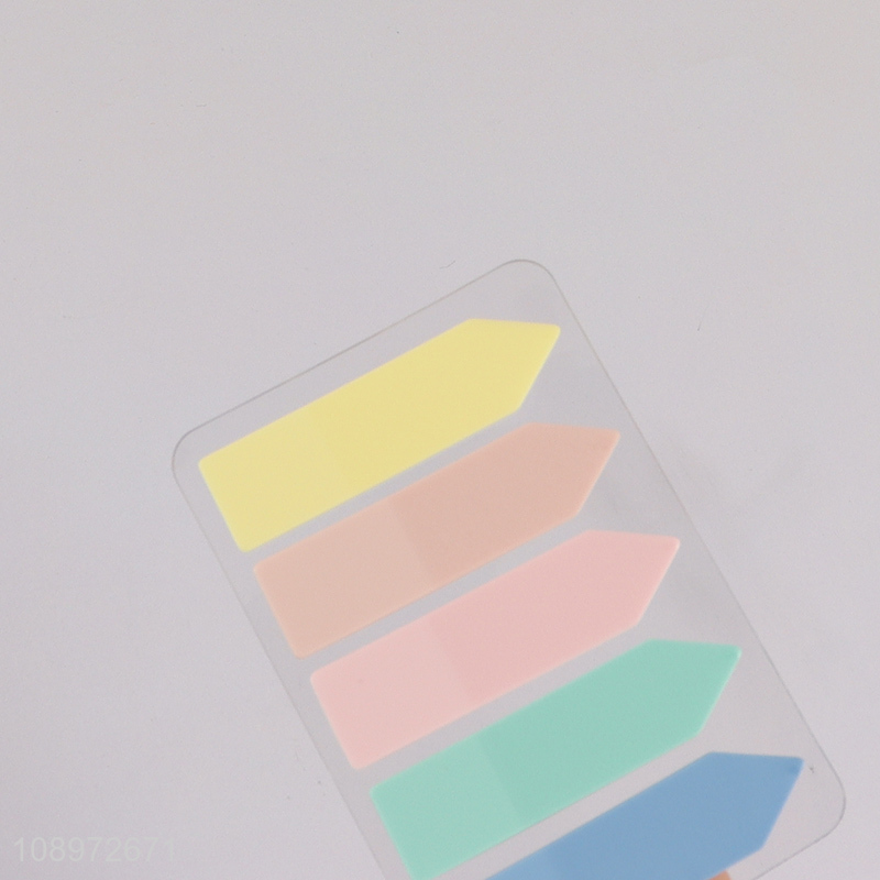 Best selling waterproof multicolor bookmarker index sticky note