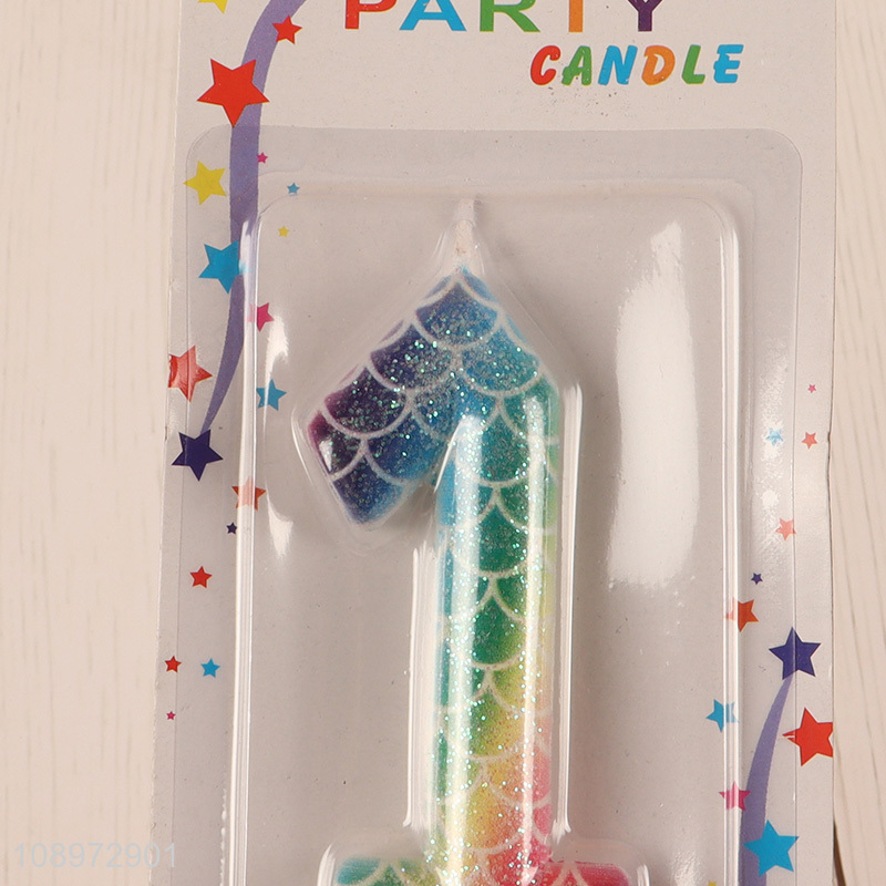 Top selling birthday cake candle number1 candle for decoration