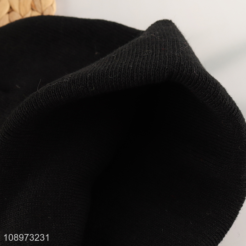 Wholesale Winter Hats Cuffed Skull Cap Beanie Hat for Women Men