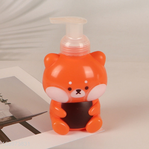 Top quality cartoon bathroom accessories liquid soap dispenser