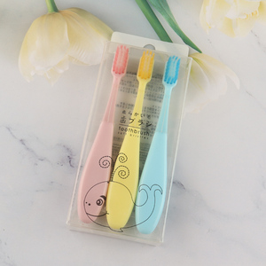 Top products 3pcs multicolor oral care soft toothbrush set