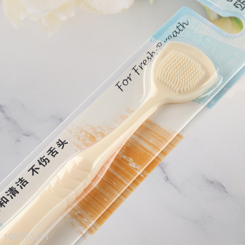 Factory wholesale professional adult tongue cleaner tongue scraper