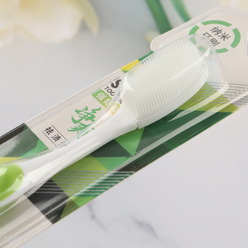 Best price adult oral care soft bristle toothbrush for sale