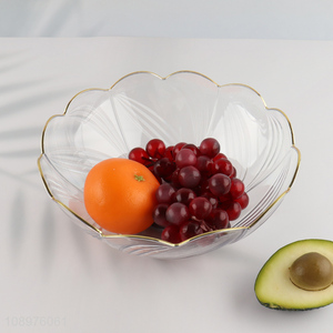 New arrival clear fruits plate fruits tray for home restaurant