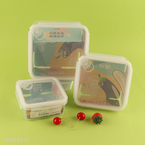 Low price square clear plastic food container preservation <em>box</em>