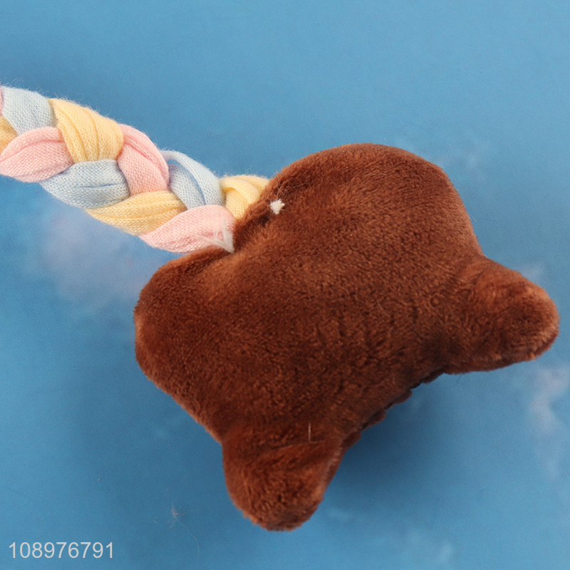 Yiwu market pets puppy plush toy bite-resistant chew toy