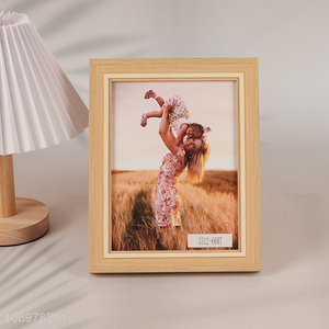 Hot Selling 6X8 Inch MDF Wooden Picture Frame for Desktop Decor