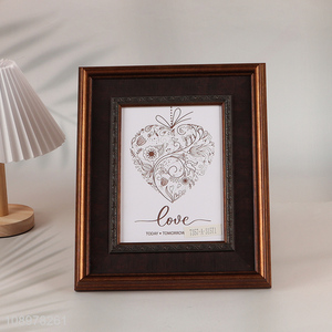 High Quality 6X8 Inch MDF Wooden Picture Frame for Desktop Decor