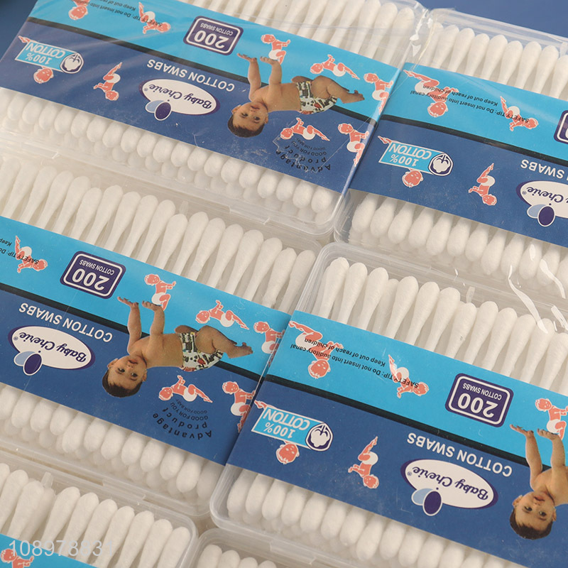 New product disposable baby care pp stick cotton swab