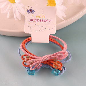 Best price multicolor elastic girls hair scrunchies hair accessories