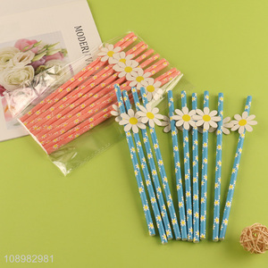 Good price multicolor paper disposable eco-friendly drinking straw