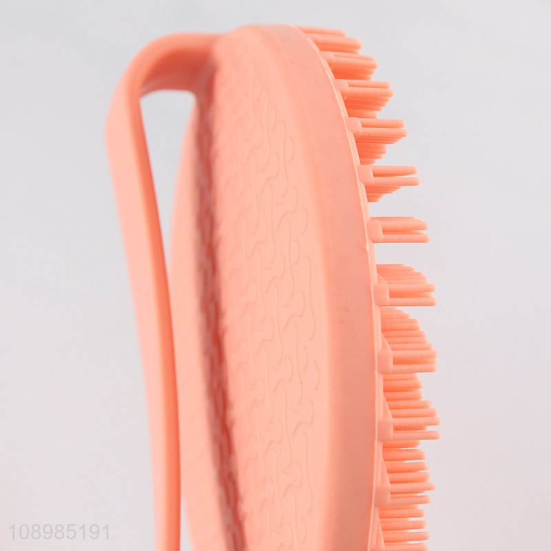 Yiwu market reusable silicone soft body brush bath brush massage brush