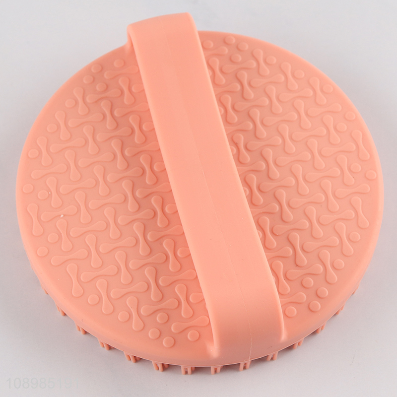 Yiwu market reusable silicone soft body brush bath brush massage brush