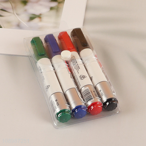 New Arrival 4 Colors Dry Erase Markers Fine Tip hiteboard Marker Pens Set