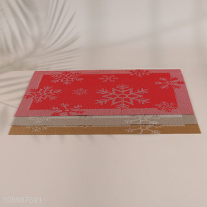 Hot Selling Christmas <em>Placemat</em> Heat Resistant Non-Slip PVC <em>Placemat</em>