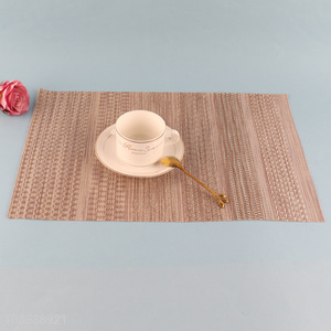 Popular products rectangle anti-slip jacquard <em>placemat</em> for tabletop decoration