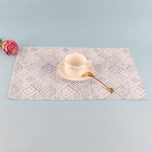 China products rectangle anti-slip jacquard <em>placemat</em> dinner mat