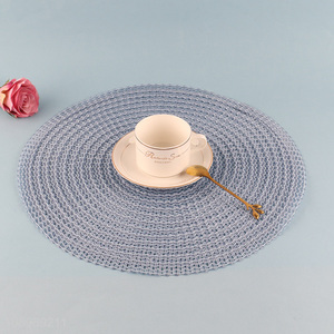 Hot selling round food grade pe tabletop decoration place mat wholesale