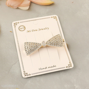 Online wholesale diamond-encrusted hairpin girls alloy hair accessories