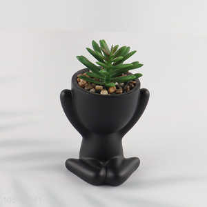 Good selling desktop decoration artificial potted plant fake plants